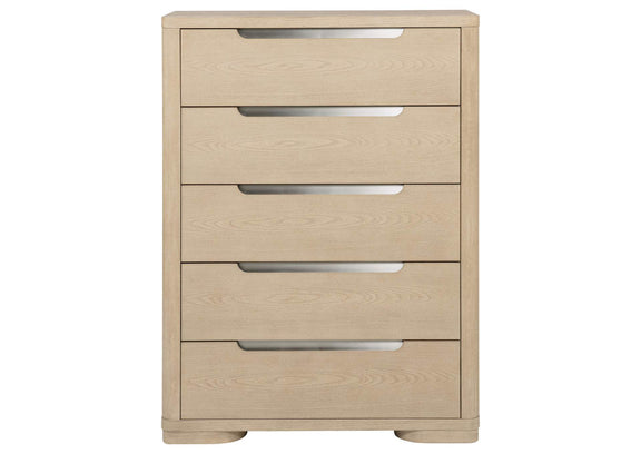 225085 Ladera 5-drawer Bedroom Chest of Drawers Light Elm