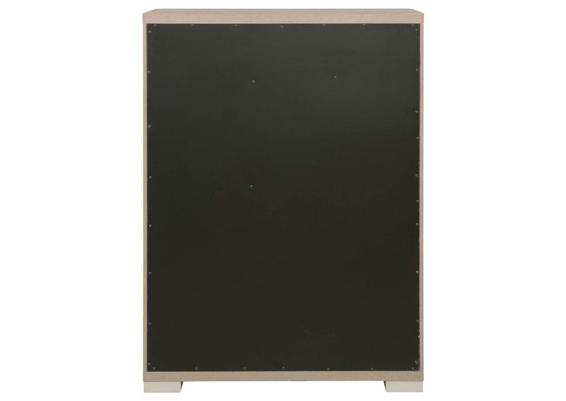 225085 Ladera 5-drawer Bedroom Chest of Drawers Light Elm