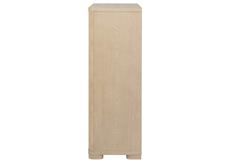 225085 Ladera 5-drawer Bedroom Chest of Drawers Light Elm
