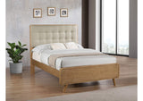 225091F Robyn Wood Full Platform Bed Light Ash