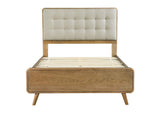225091F Robyn Wood Full Platform Bed Light Ash