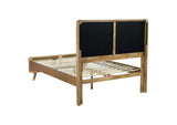 225091F Robyn Wood Full Platform Bed Light Ash