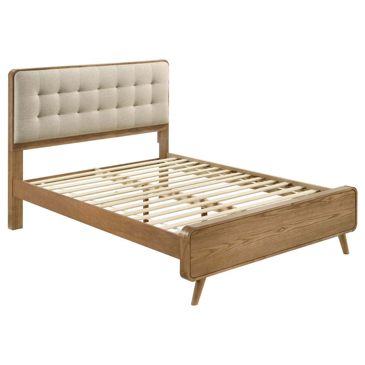 225091KE-S4 Robyn 4-piece Eastern King Bedroom Set Light Ash