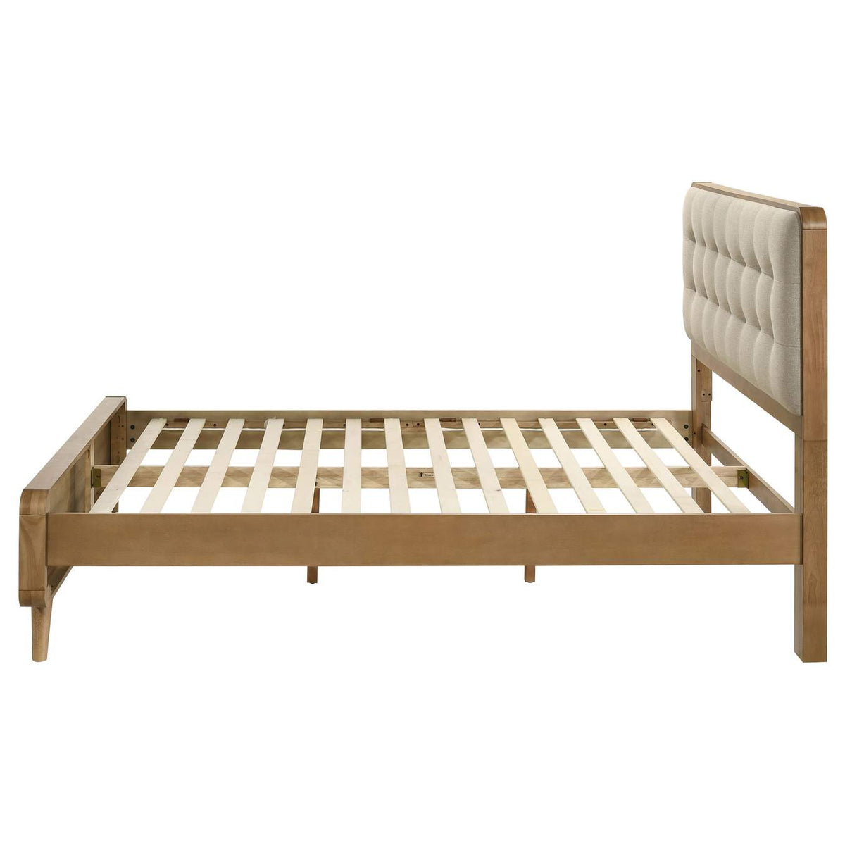225091KW Robyn Wood California King Platform Bed Light Ash