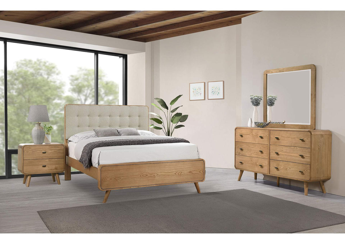 225091Q-S4 Robyn 4-piece Queen Bedroom Set Light Ash