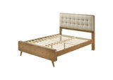 225091Q Robyn Wood Queen Platform Bed Light Ash