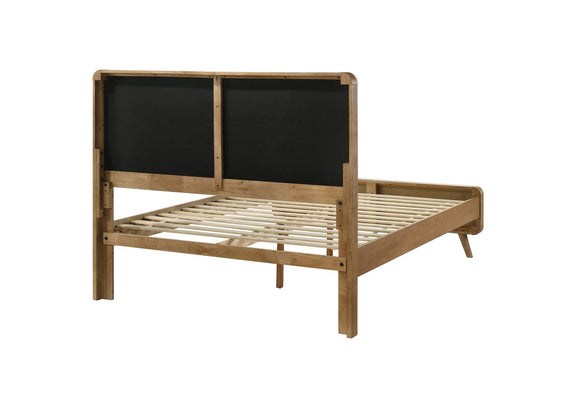 225091Q Robyn Wood Queen Platform Bed Light Ash