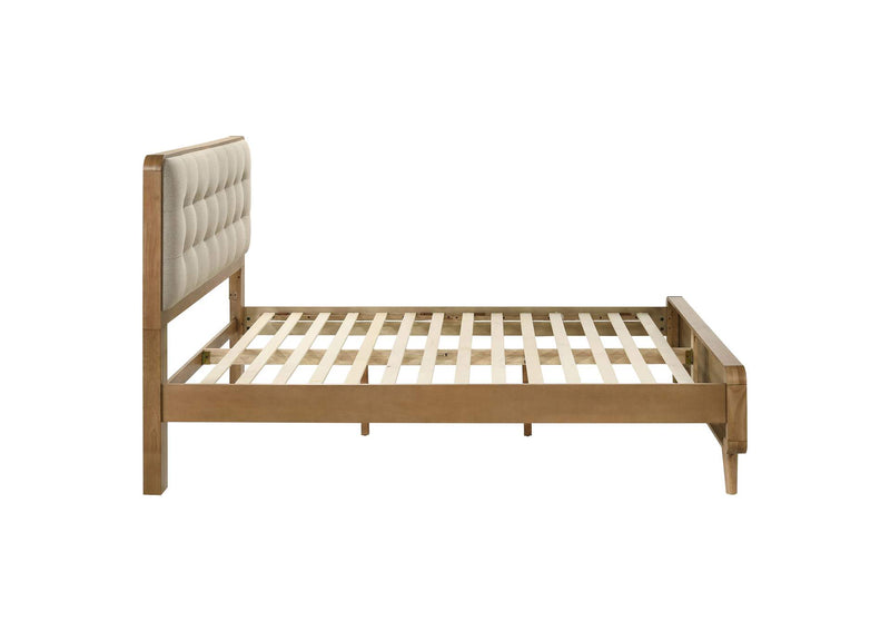 225091Q Robyn Wood Queen Platform Bed Light Ash
