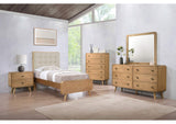 225091T-S5 Robyn 5-piece Twin Bedroom Set Light Ash