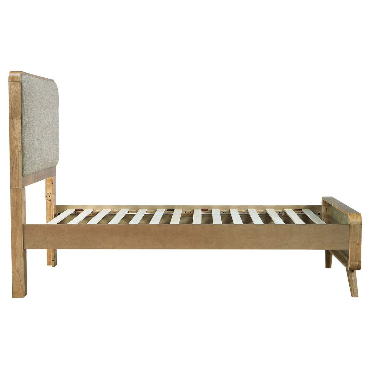 225091T Robyn Wood Twin Platform Bed Light Ash