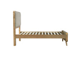 225091T Robyn Wood Twin Platform Bed Light Ash