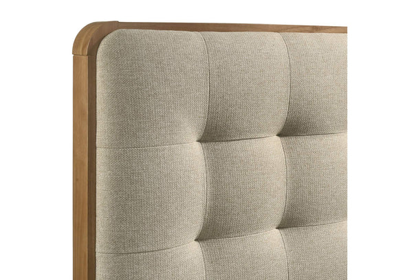 225091T Robyn Wood Twin Platform Bed Light Ash