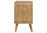 225092 Robyn 2-drawer Nightstand Bedside Table Light Ash