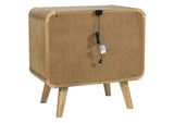 225092 Robyn 2-drawer Nightstand Bedside Table Light Ash