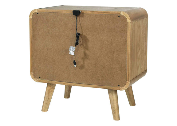 225092 Robyn 2-drawer Nightstand Bedside Table Light Ash