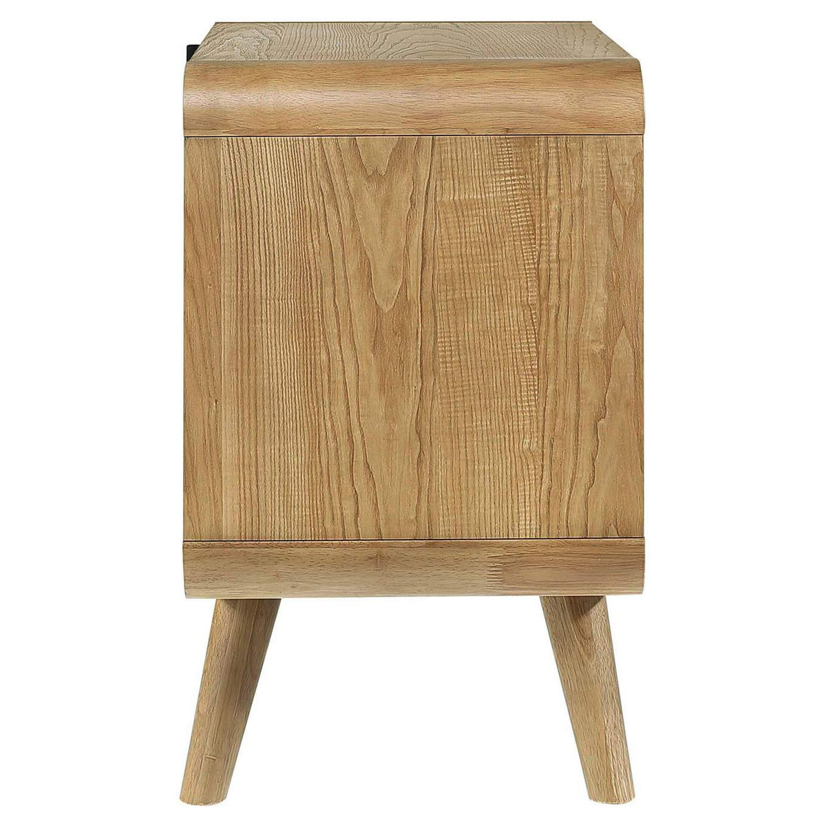 225092 Robyn 2-drawer Nightstand Bedside Table Light Ash