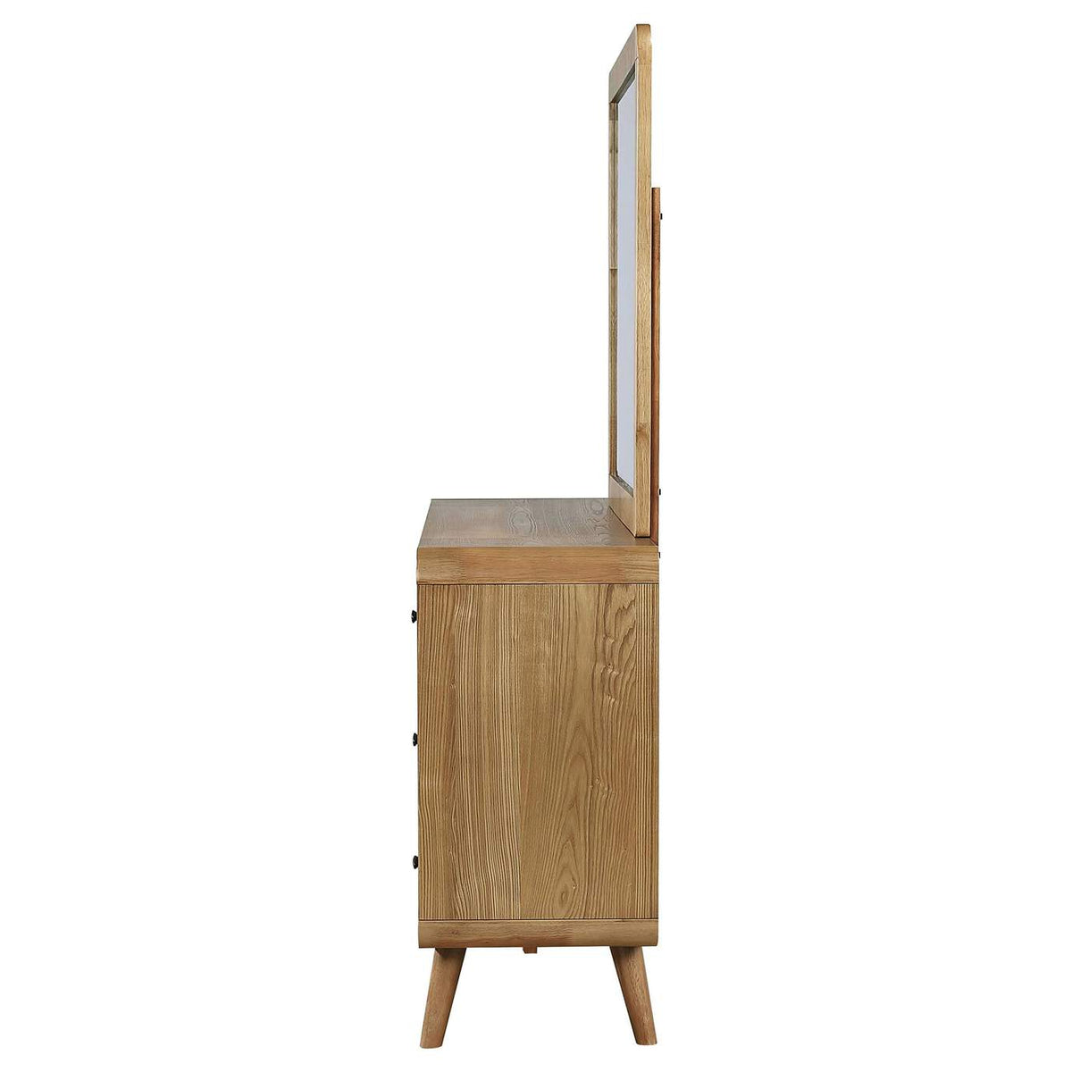 225093M Robyn 6-drawer Bedroom Dresser and Mirror Light Ash