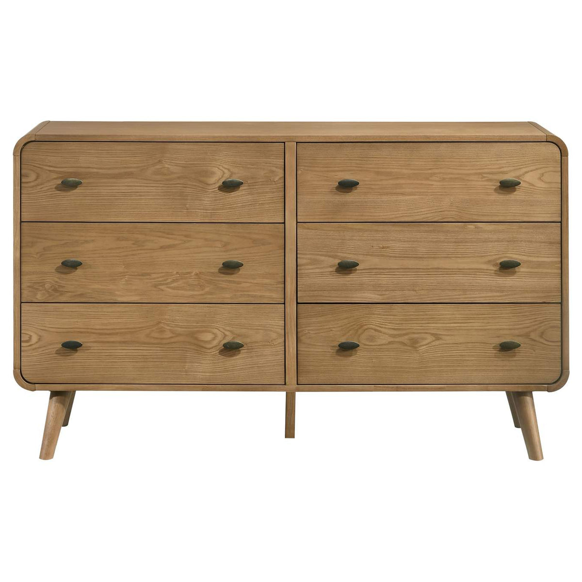 225093 Robyn 6-drawer Bedroom Dresser Light Ash