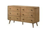 225093 Robyn 6-drawer Bedroom Dresser Light Ash