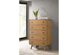 225095 Robyn 5-drawer Bedroom Chest of Drawers Light Ash
