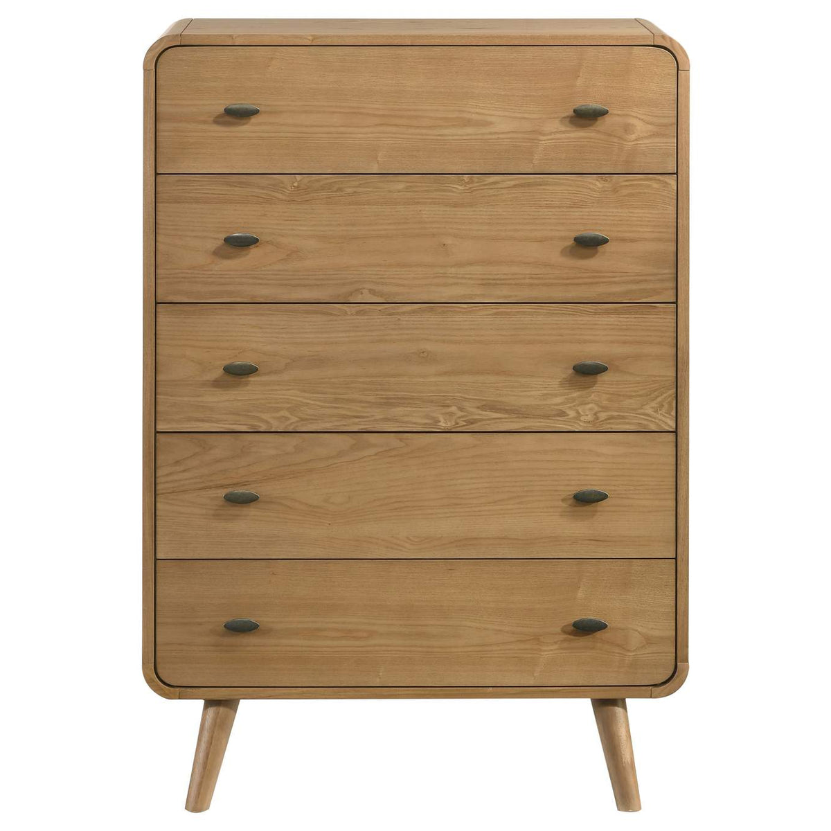 225095 Robyn 5-drawer Bedroom Chest of Drawers Light Ash