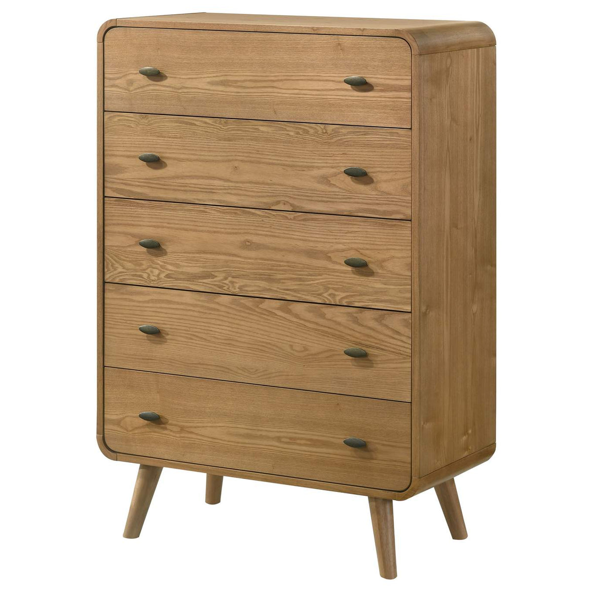 225095 Robyn 5-drawer Bedroom Chest of Drawers Light Ash