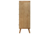 225095 Robyn 5-drawer Bedroom Chest of Drawers Light Ash