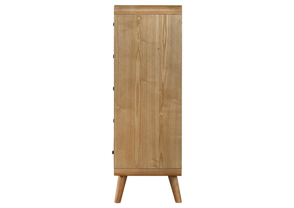 225095 Robyn 5-drawer Bedroom Chest of Drawers Light Ash