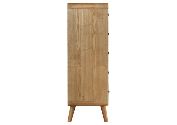 225095 Robyn 5-drawer Bedroom Chest of Drawers Light Ash