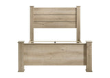 225101KE Oakglen 55-inch Eastern King Panel Bed Weathered Oak