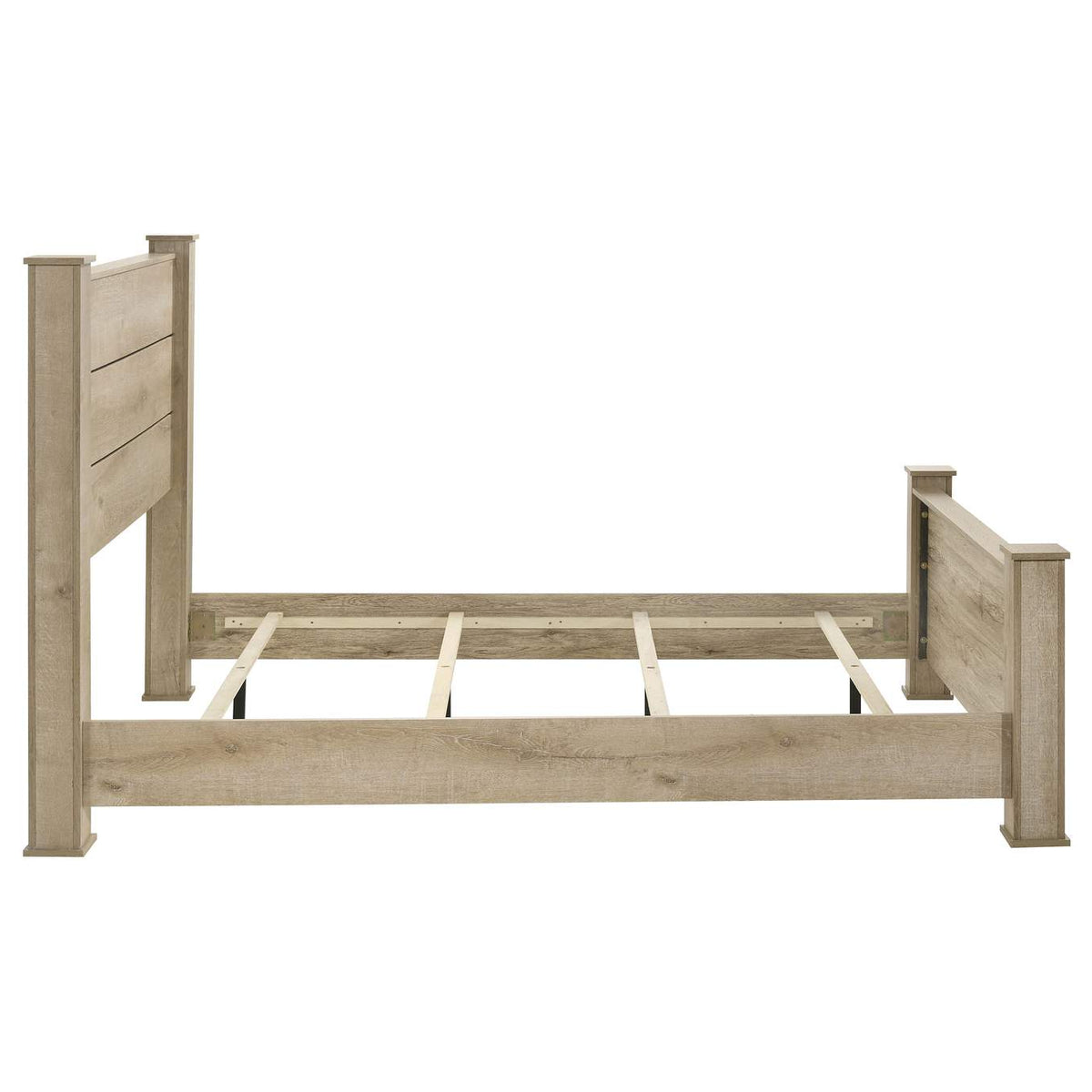 225101KE Oakglen 55-inch Eastern King Panel Bed Weathered Oak