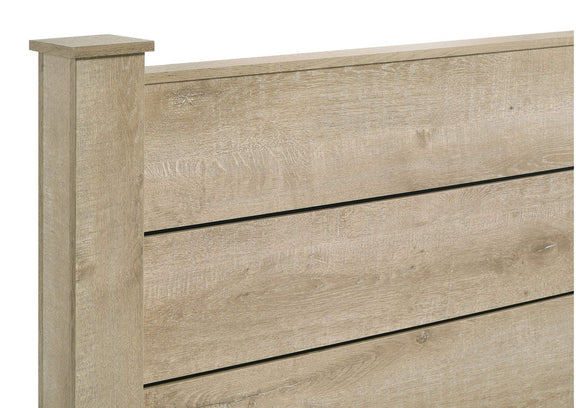 225101KW-S5 Oakglen 5-piece California King Bedroom Set Weathered Oak