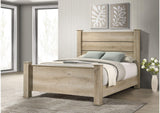 225101KW Oakglen 55-inch California King Panel Bed Weathered Oak