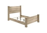 225101KW Oakglen 55-inch California King Panel Bed Weathered Oak