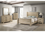 225101Q-S5 Oakglen 5-piece Queen Bedroom Set Weathered Oak