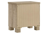 225102 Oakglen 2-drawer Nightstand Bedside Table Weathered Oak