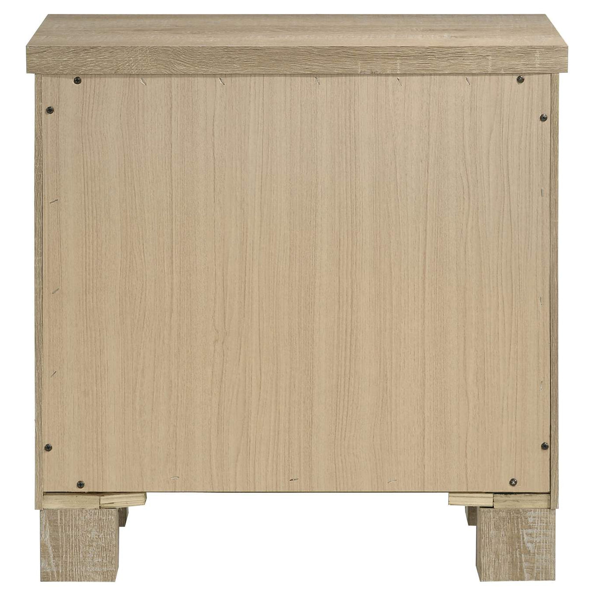 225102 Oakglen 2-drawer Nightstand Bedside Table Weathered Oak