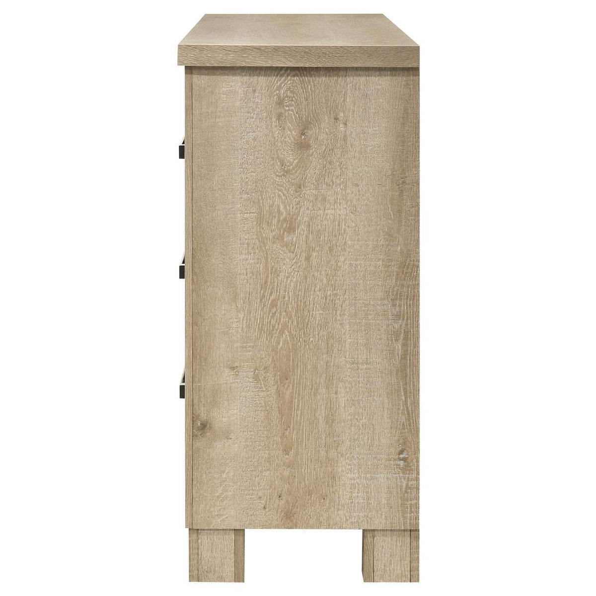 225103 Oakglen 6-drawer Bedroom Dresser Weathered Oak