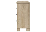 225103 Oakglen 6-drawer Bedroom Dresser Weathered Oak