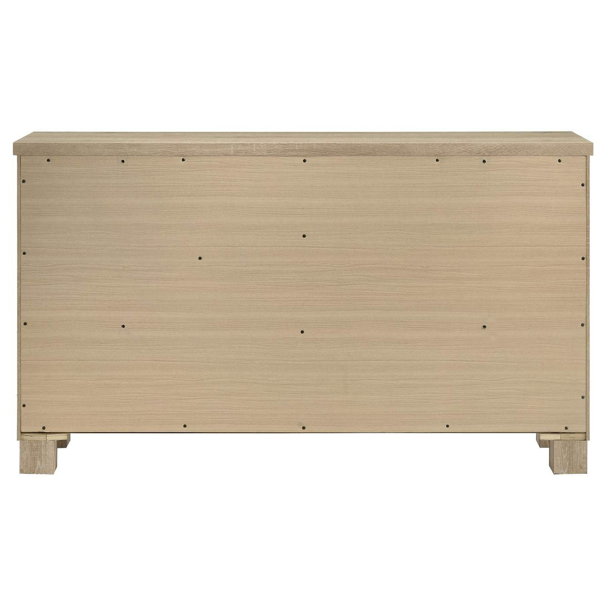 225103 Oakglen 6-drawer Bedroom Dresser Weathered Oak