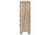 225105 Oakglen 5-drawer Bedroom Chest of Drawers Weathered Oak