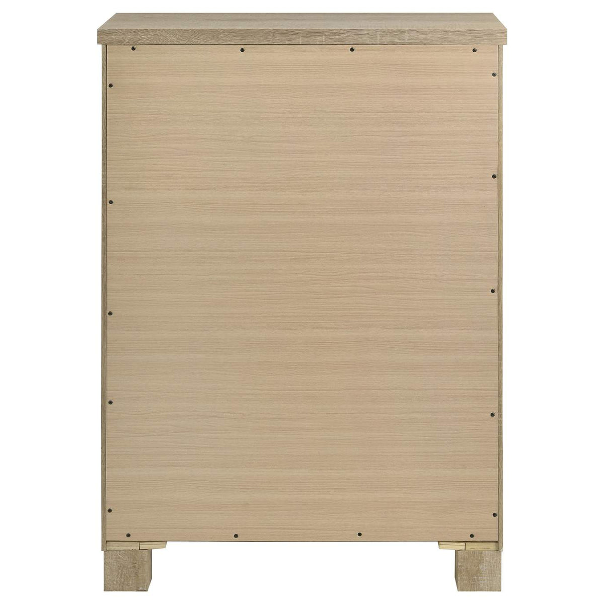 225105 Oakglen 5-drawer Bedroom Chest of Drawers Weathered Oak