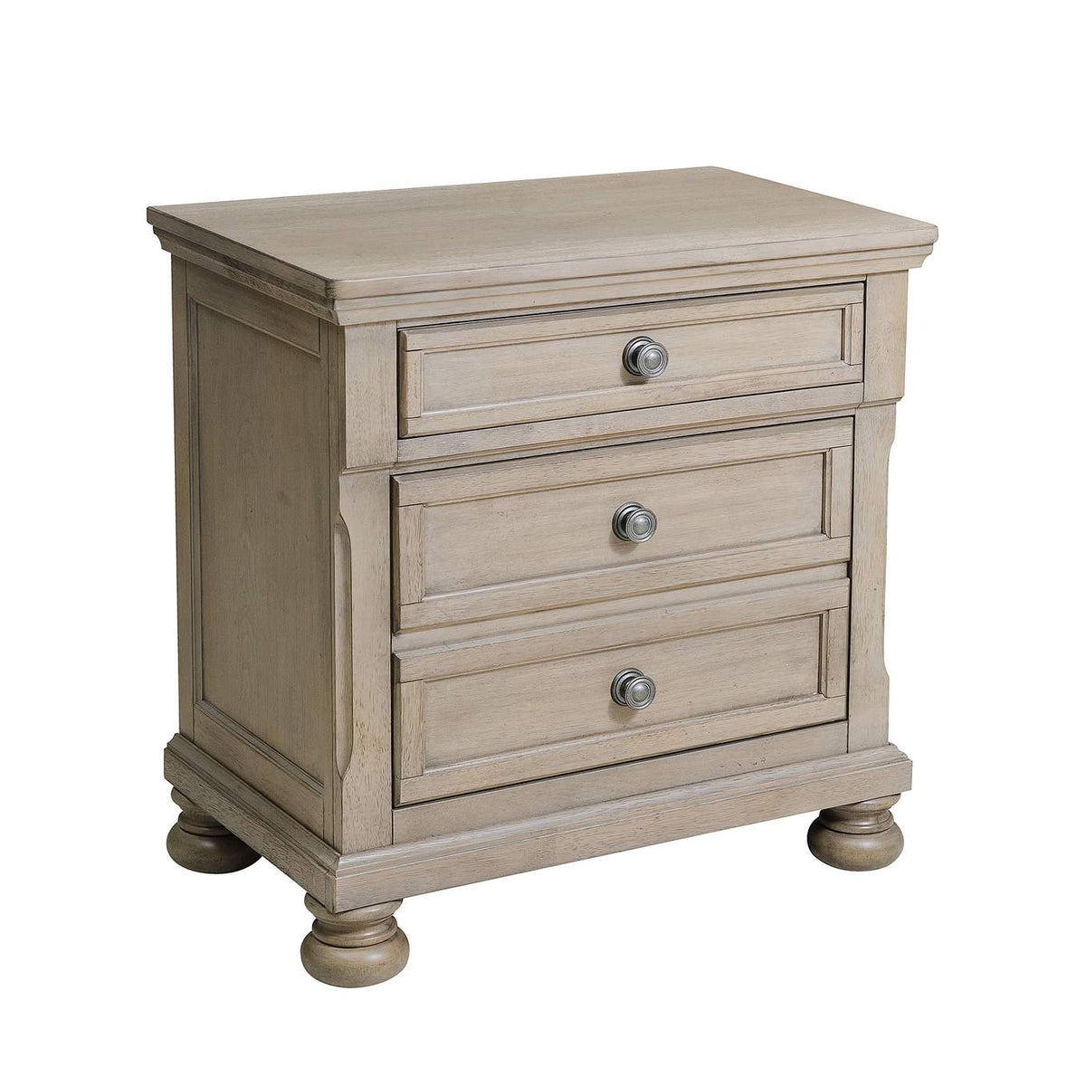 2259GY-4 Bethel Night Stand, Hidden Drawer