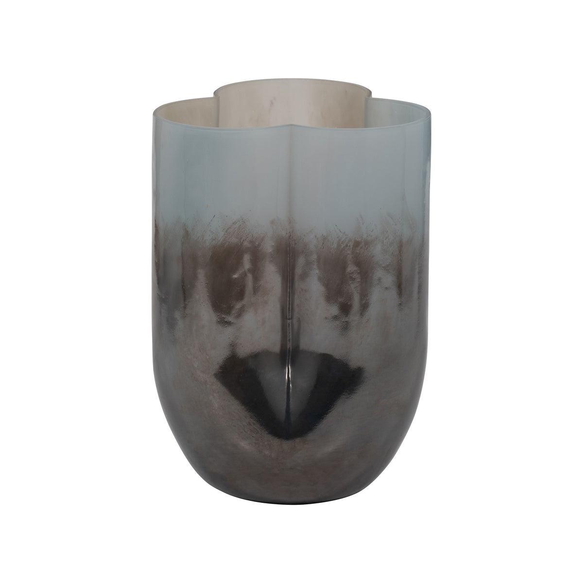 9" Lyna Small Glass Vase - Blue
