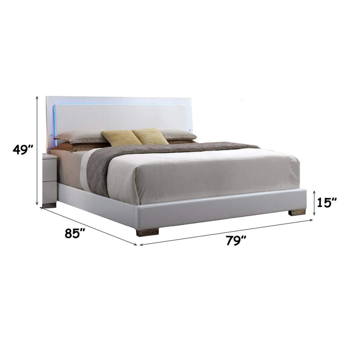 22637EK Lorimar Ek Bed with Led