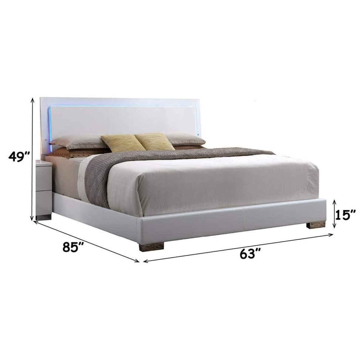 22640Q Lorimar Queen Bed with Led
