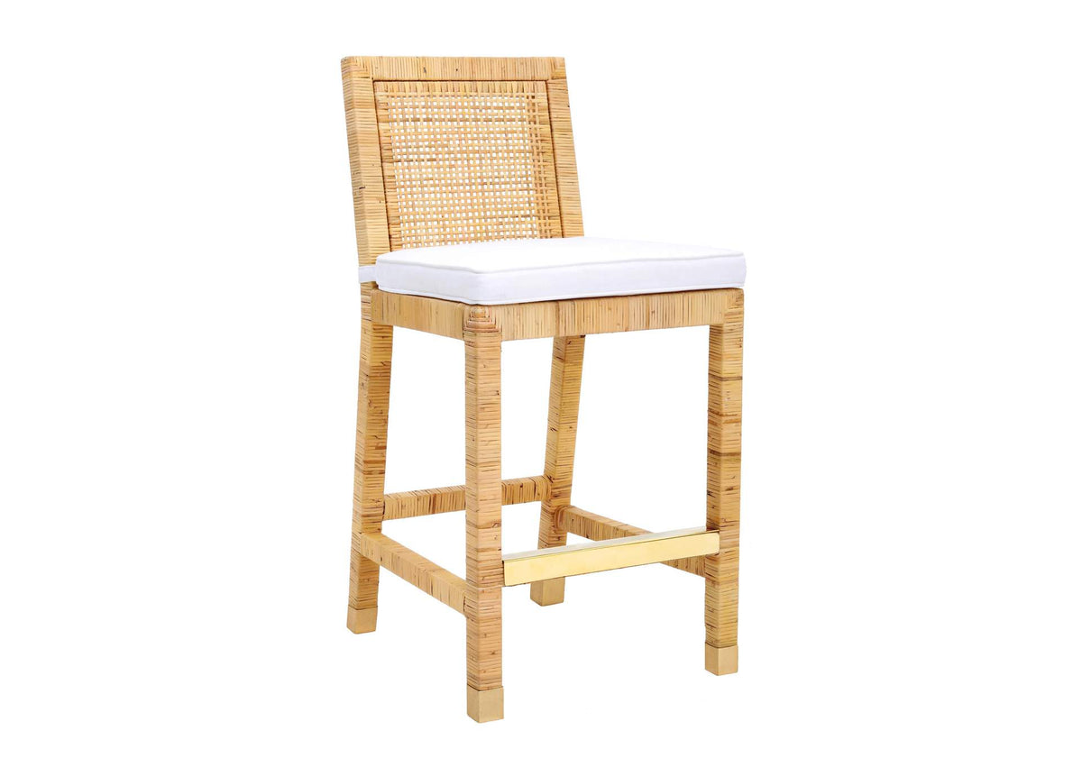 TOV-D44149 Amara Rattan Performance Fabric Counter Stool