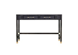 TOV-H21011 Amara Charcoal Rattan Desk