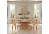 TOV-D44150 Amara Rattan Performance Fabric Dining Chair