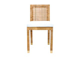 TOV-D44150 Amara Rattan Performance Fabric Dining Chair